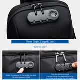 Anti-theft Backpack With 3-Digit Lock