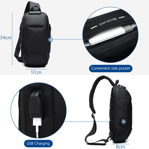 Anti-theft Backpack With 3-Digit Lock